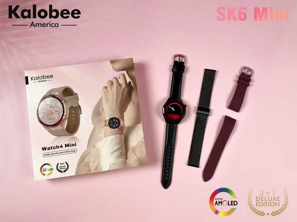 SK6 Mini Smart Watch1.27inch Bluetooth Call True Heart Rate Pedometer Sleep Exquisite Women's Sports