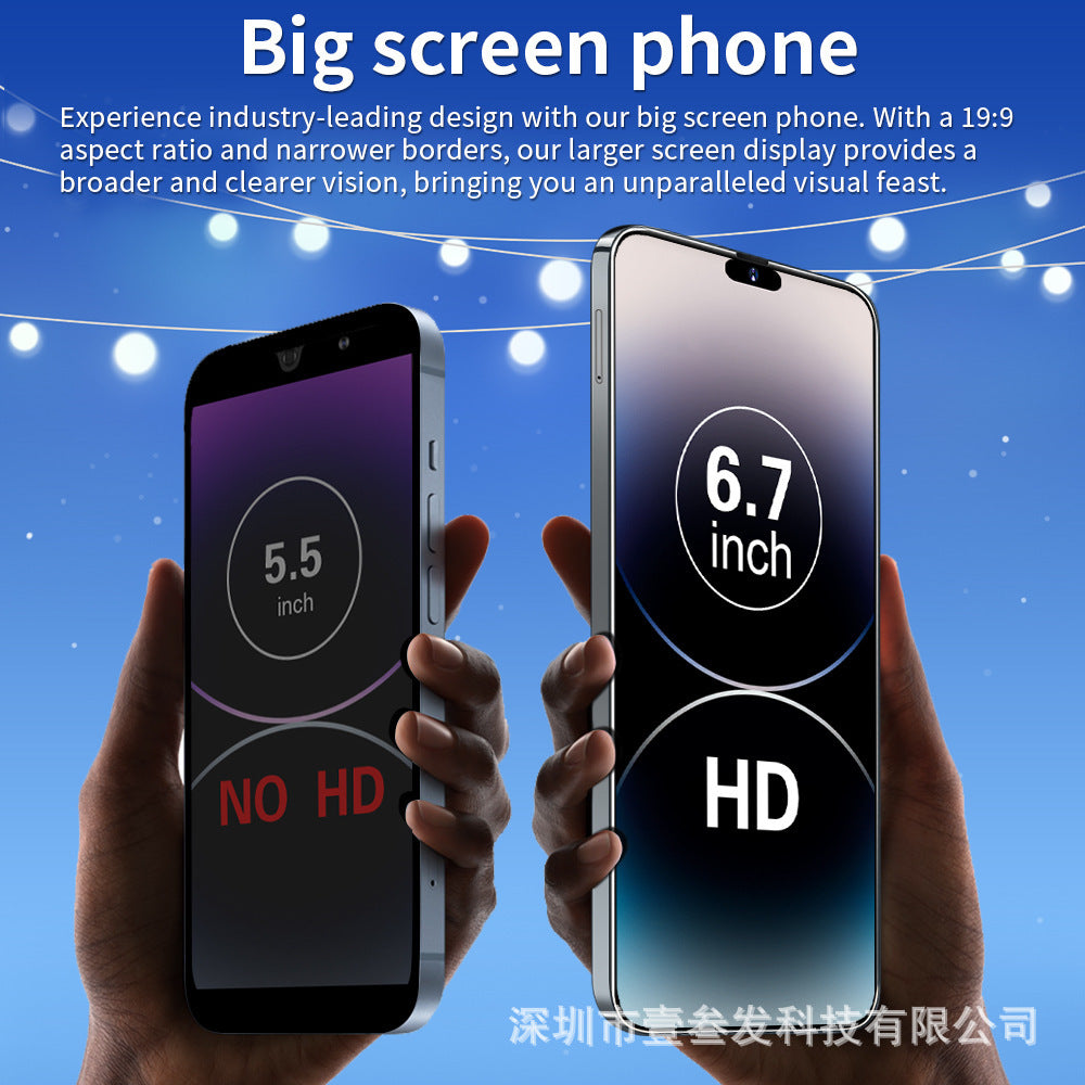 New Mobile Phone i15 Pro MAX 16+1TB HD Large Screen In Stock Android New Smartphone