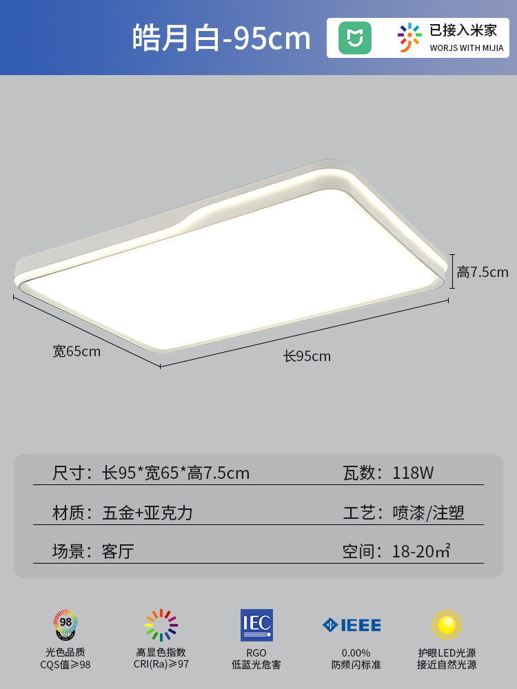 Minimalist LED Ceiling Light Round Bedroom Light Modern Simple Living Room Light Room Light Home Zhongshan Home Decoration Lighting