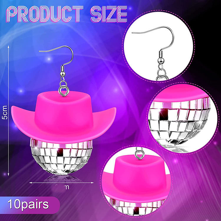 Women's Earrings Non-mainstream Cap Earrings Nightclub Accessories Stud Earrings disco Disco Party Earrings