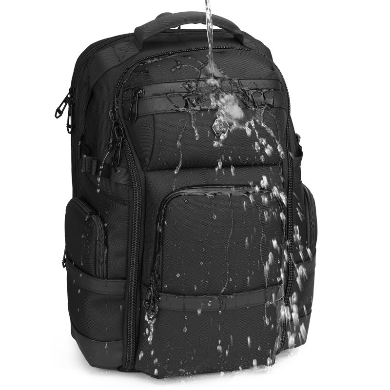 Business Backpack Men's Large Capacity Waterproof Computer Bag Multifunctional commuter backpack with a simple and sophisticated feel