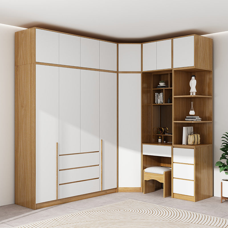 L Corner Wardrobe Multifunctional Storage for Home Bedroom90Corner Desk Set Custom Wardrobe