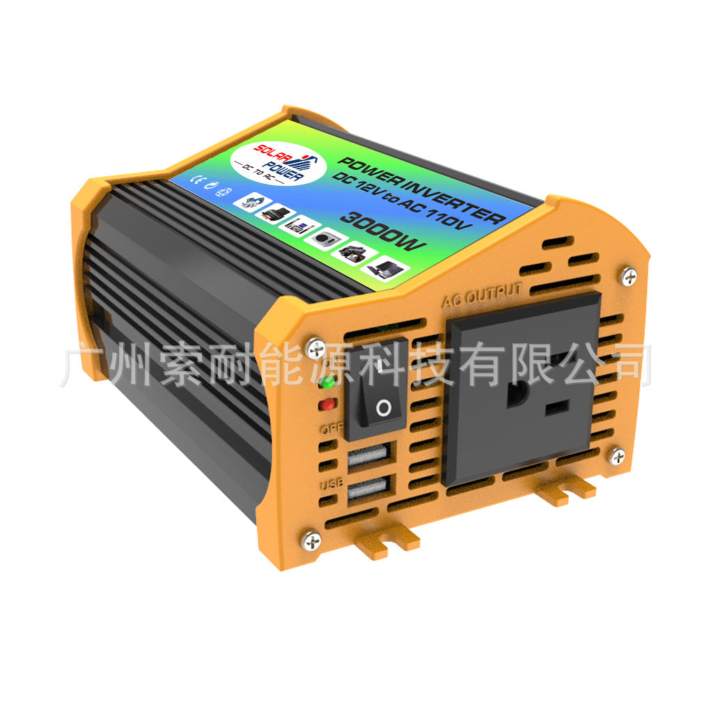 300W Vehicle Inverter12V Turn110V220V Double USB Platform car power inverter