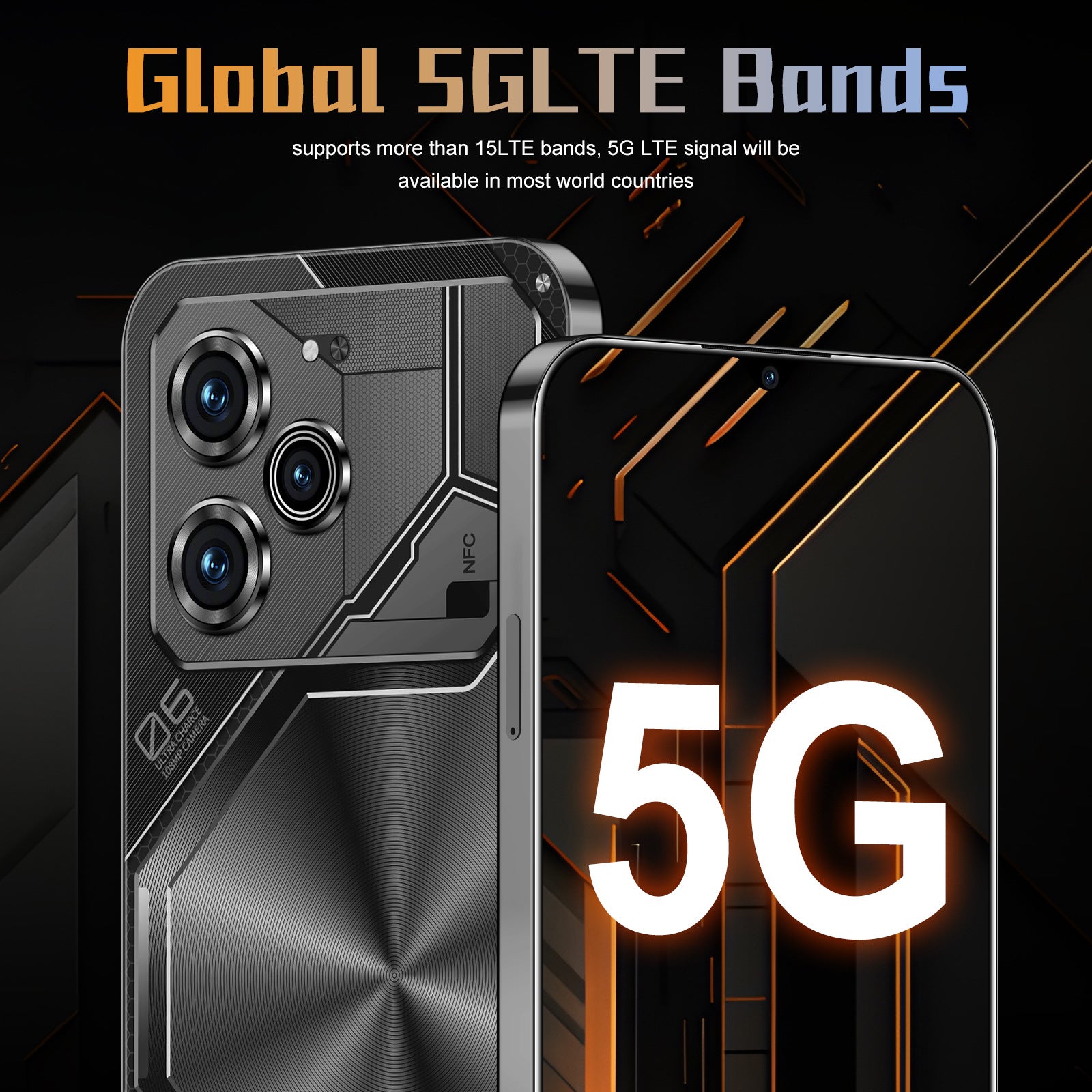 New In-Stock Mobile Phones Pova6 Pro Android Large Screen16+1T smartphone factory price(Popular)