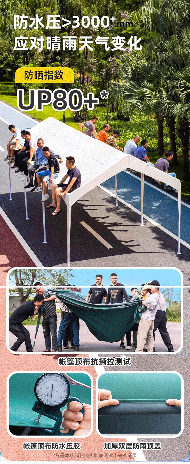 Camping Internet Celebrity Market Stall Tent Cover Thickened Windproof Rainproof Coldproof Outdoor Windproof Cloth Distribution and Dropshipping