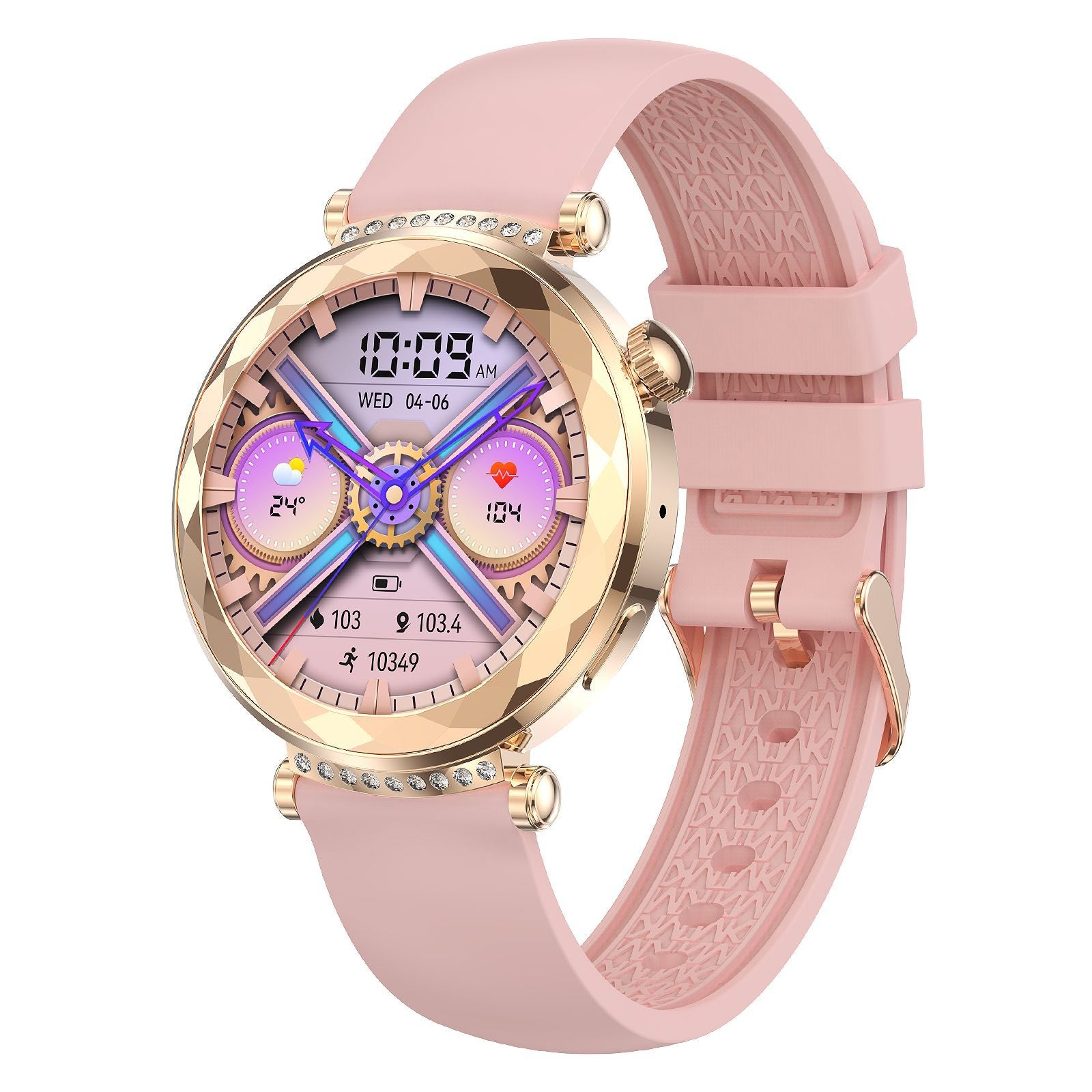 HK88Smart Watch Bluetooth Call Heart Rate Blood Pressure Blood Oxygen NFC Screen ladies multifunctional Bluetooth version touch screen