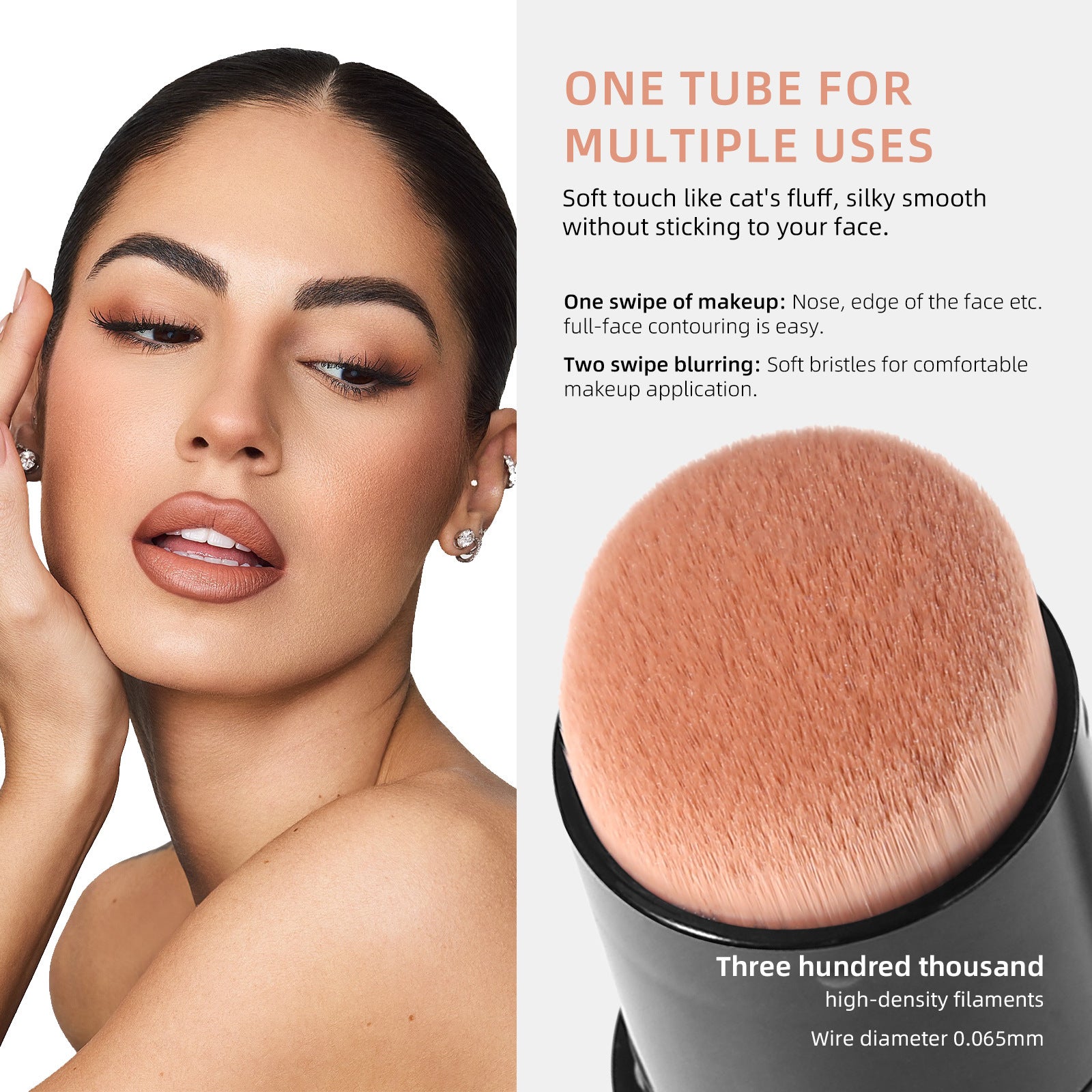 Bronzers Double-Ended Shadow Contour Stick Cheek Contour Modification Multi-Purpose Makeup Highlight Bronze Stick