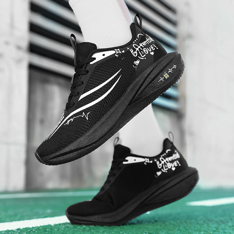 Autumn Winter New Style Feidian Carbon Plate Cushioning Rebound Sports Shoes Casual Fashion Men's Shoes Couple Breathable Comfortable Running Shoes