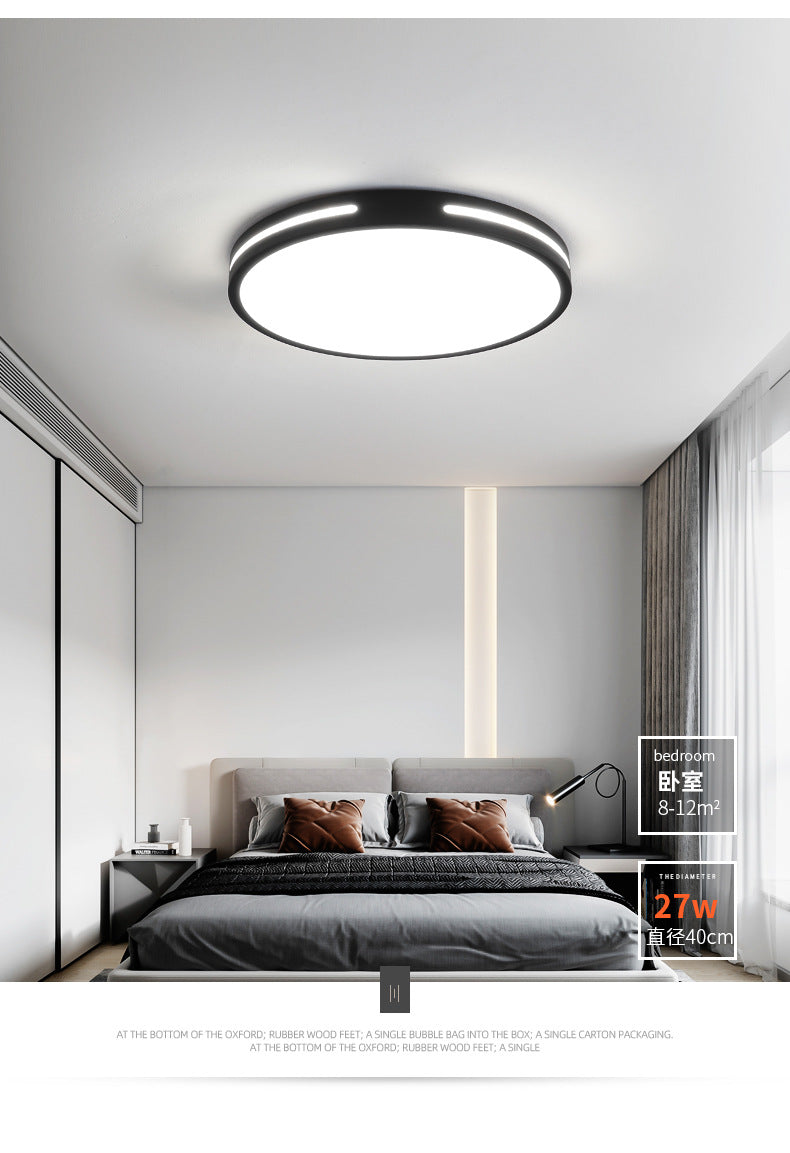 New led Living Room Ceiling Light Nordic Round Bedroom Light Simple Study Room Light Dining Room Balcony Lighting Fixture