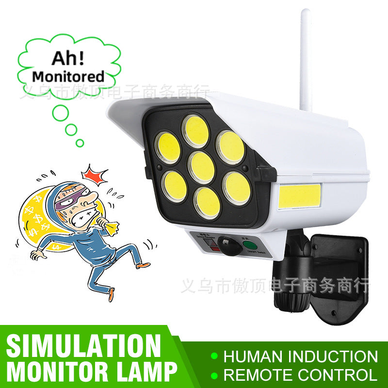 Solar Simulation Surveillance Light Outdoor Lighting LED Human Body Sensor Anti-Theft Light Garden Light Street Light