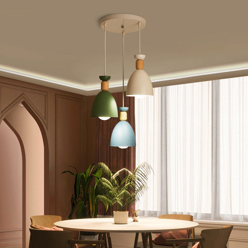 Zhongshan Restaurant Pendant Light Modern Simple Elegant Internet Celebrity Lighting Creative Personality Dining Room Bar Table Nordic Pendant Light