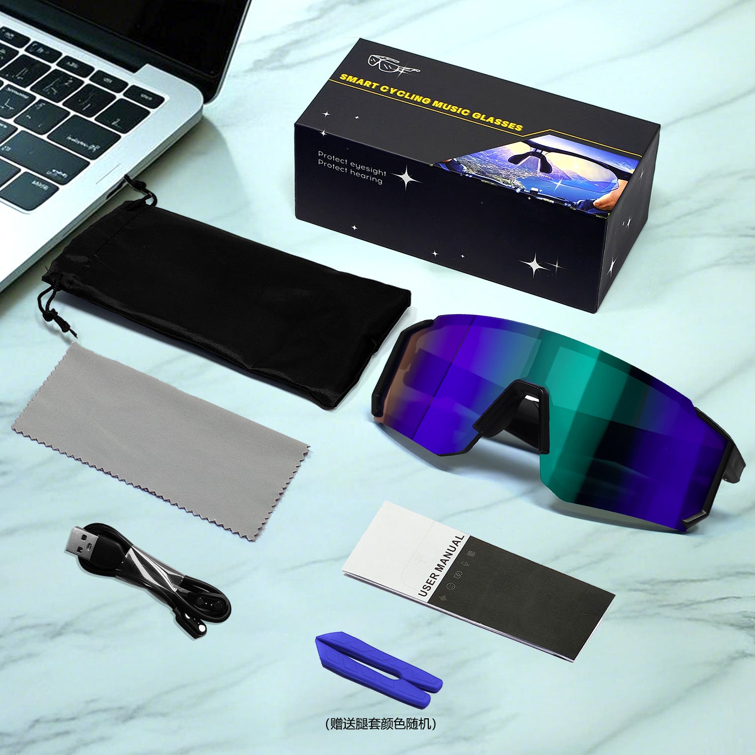 QY01 Pro1Bluetooth Glasses AI Translation Bluetooth Call Music Playback Outdoor Cycling Sports Glasses