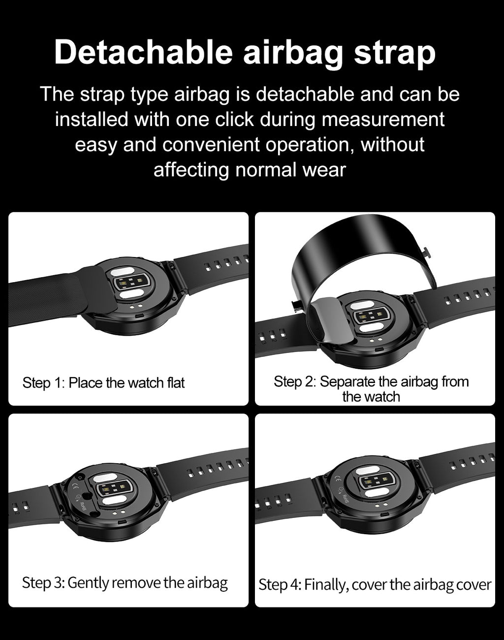 S22Air Pump Type Precision Blood Pressure Smart Watch ecg ECG Health Monitoring Blood Pressure Health Smart Watch