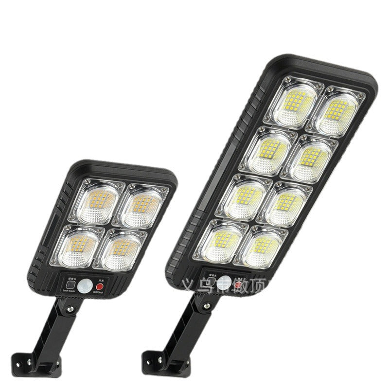 New solar light for outdoor use LED Wall Lamp Remote-Controlled Garden Path Light Garage Light with Human Body Sensor