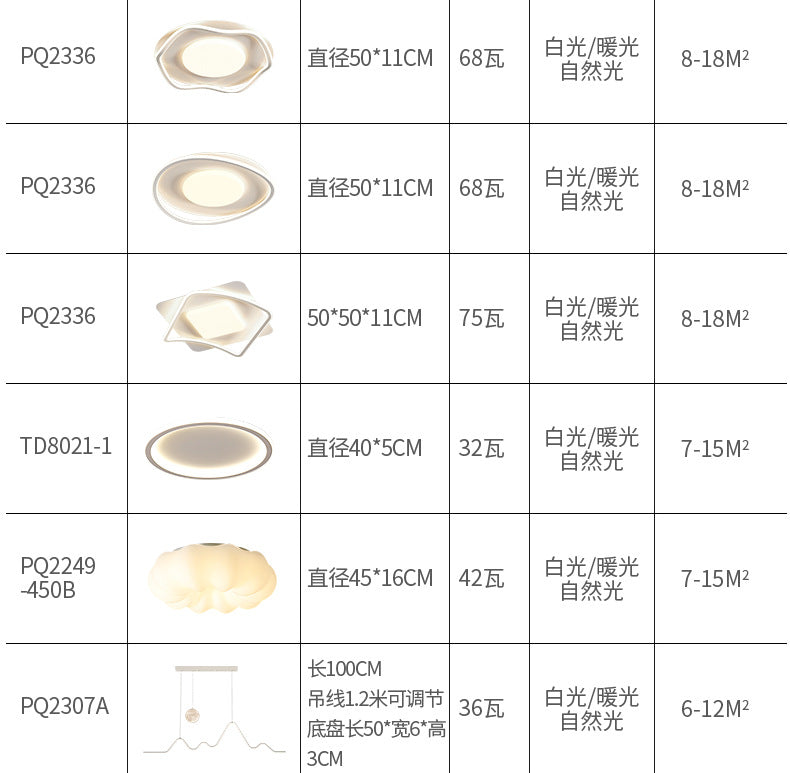 Living Room Ceiling Light Modern Minimalist2025New Year Creative Internet Celebrity Cream Style Master Bedroom Lamp Minimalist Main Lamp