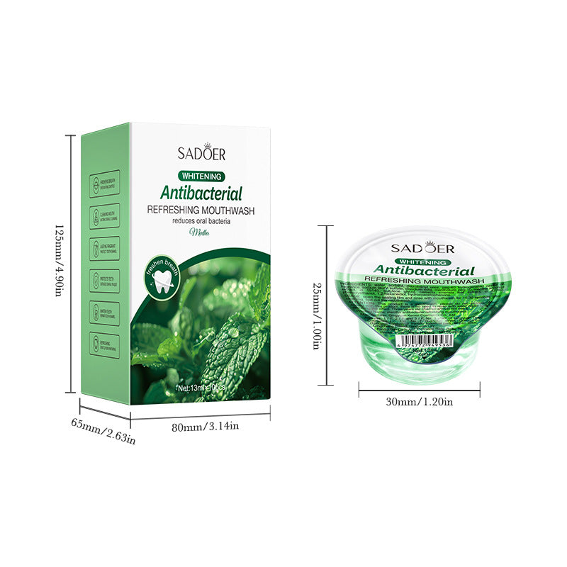 Mint Antibacterial Refreshing Mouthwash SADOER Oral Cleaning Mouthwash Cross-Border Wholesale