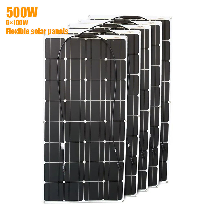supply of flexible monocrystalline silicon solar panels for residential use, RVs, ships, trucks, and trailers