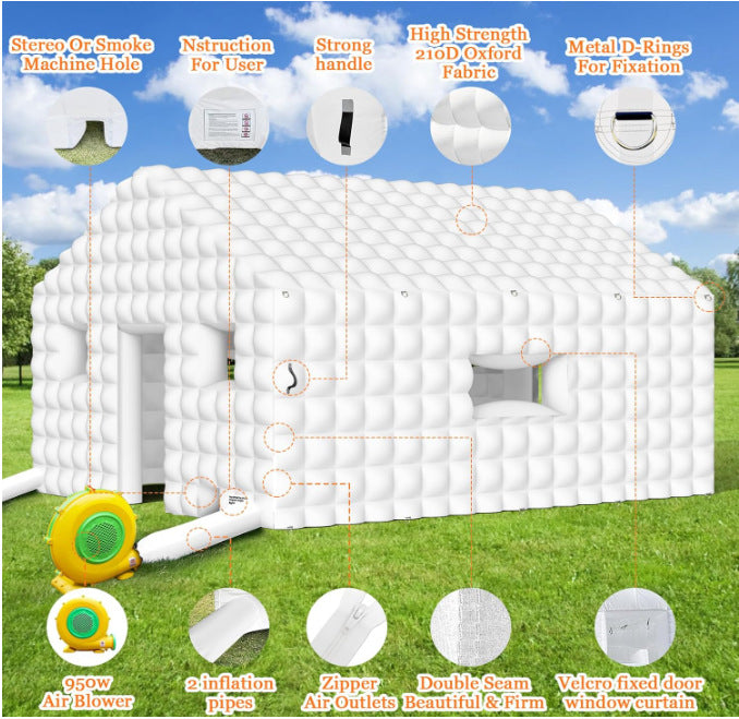 Hot-Selling Large Inflatable Tent Emergency Rescue Firefighting Inflatable Tent Catering Banquet Stadium Inflatable Shelter