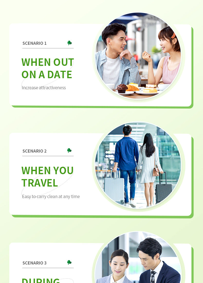 Full English Mouthwash Box Set SADOER Disposable Portable Oral Cleaning Care  Foreign Trade Wholesale