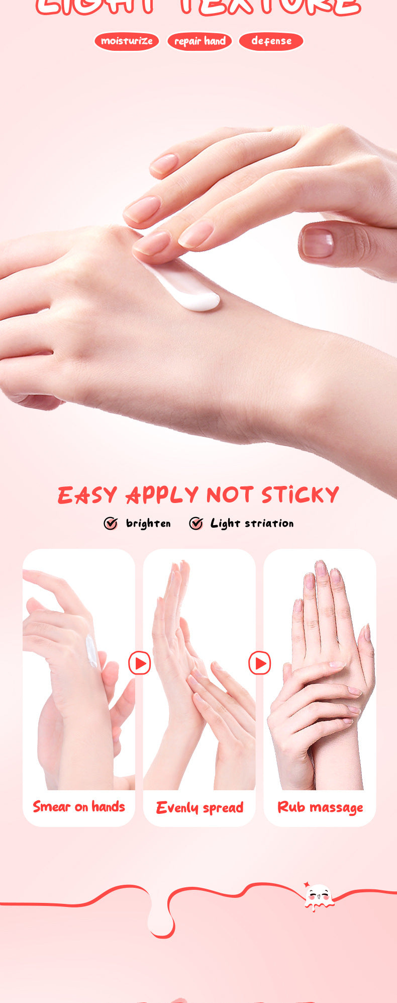 Full English Fruit Hand Cream SADOER Ice Cream Series Moisturizing Autumn and Winter Hand Cream  Foreign Trade Wholesale