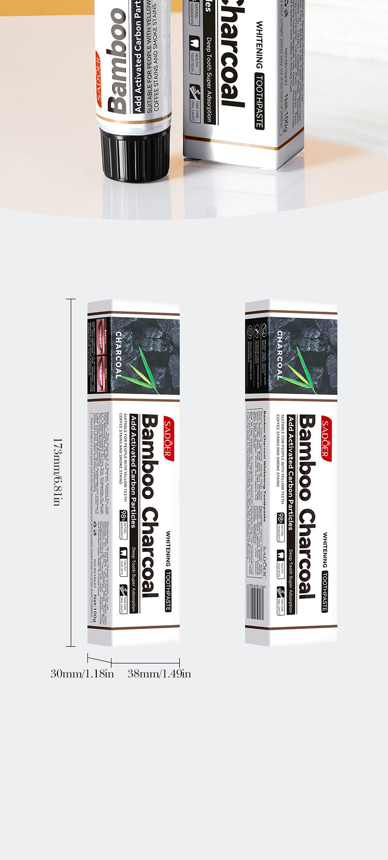 Distribution Combination Toothpaste SADOER Clean teeth fresh oral care cross-border wholesale