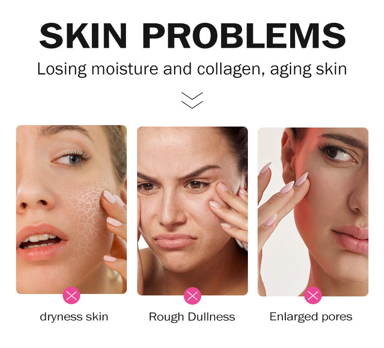 In Stock Pink Collagen Jelly Mask Elastic Moisturizing Firming Glass Glow Skin Night Mask