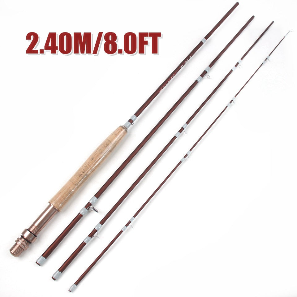 Fly Rod5/6#Fly fishing rod carbon ultra-light4Jie Xixiu Fishing Rod European and American Popular Fishing Gear Manufacturer Wholesale