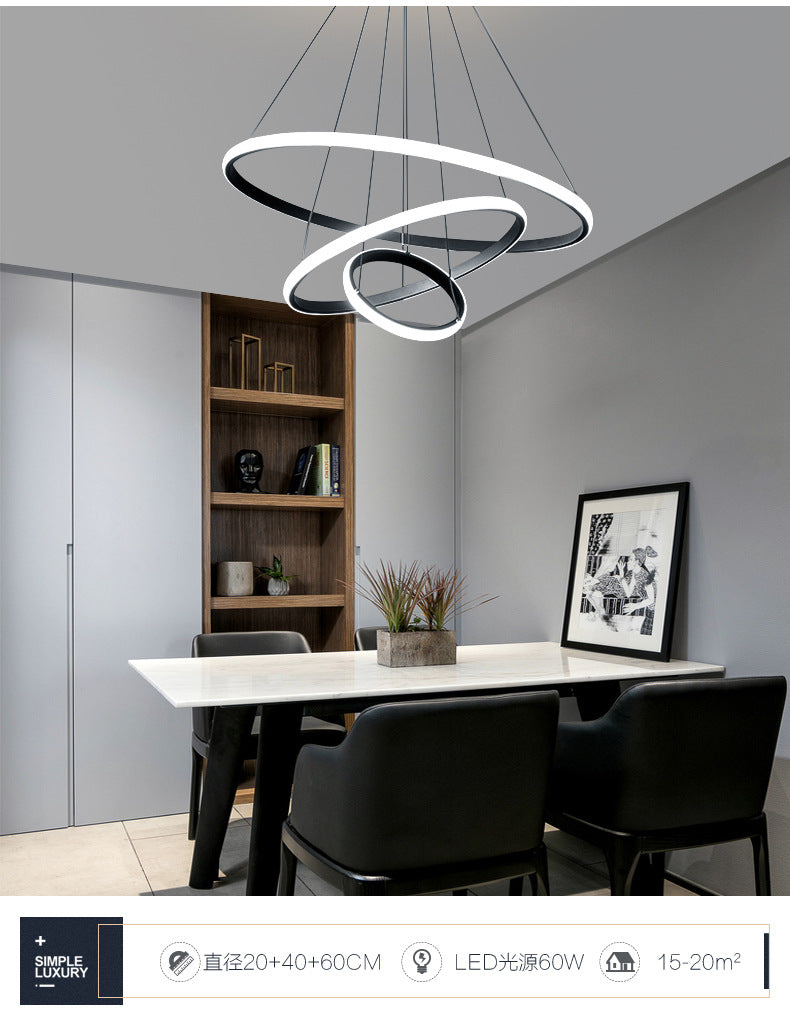 Northern Europe led Restaurant Chandelier Modern Minimalist Bar Table Lamp Bedroom Room Lamp Dining Room Unique2025New Lamps