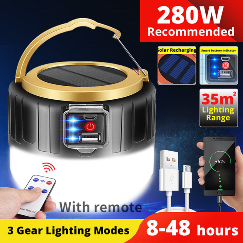 New tent light outdoor waterproof camping lamp LED Campsite Lamp USB Rechargeable Home Power Outage Emergency Light Flashlight