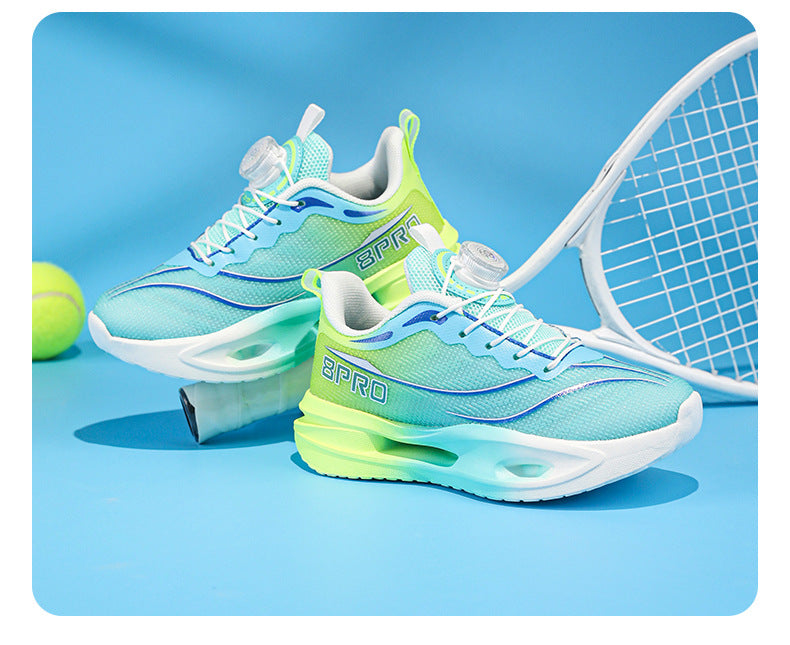 Spring and Summer Fashion Comfortable Running Shoes for Teenagers, Casual Shoes with High Elasticity and Shock Absorption, Student Marathon Training Sports Shoes