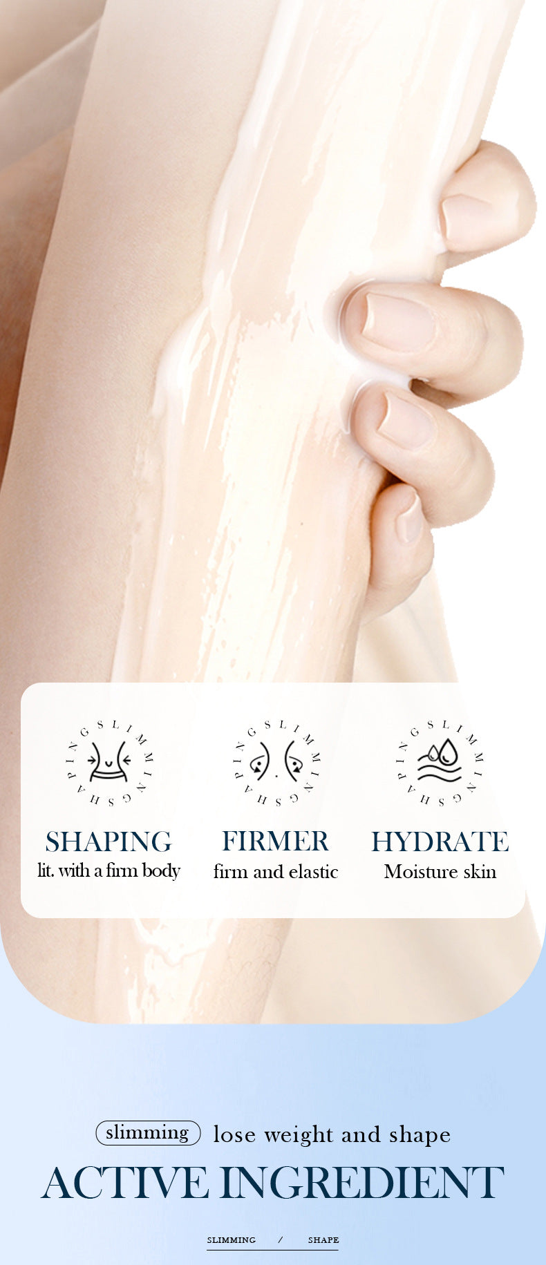 Full English Slimming Cream SADOER Body Shaping Care Products  Foreign Trade Live Streaming Skincare Manufacturer Wholesale