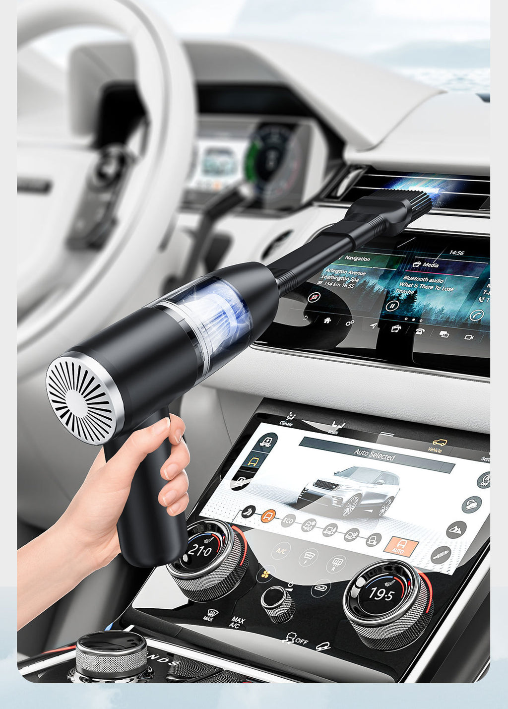 Handheld Portable Dual-use Cordless Vacuum Cleaner for Home and Car, Wet and Dry Dual-use, Strong Suction, Multi-functional Vacuum Machine