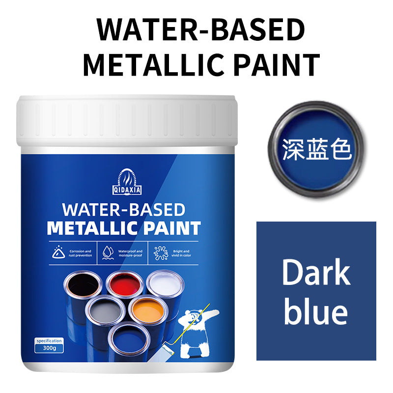 Qixia Water-Based Metal Paint Rust-Free Conversion Color Steel Tile Renovation Rust Fixing Water-Based Metal Paint