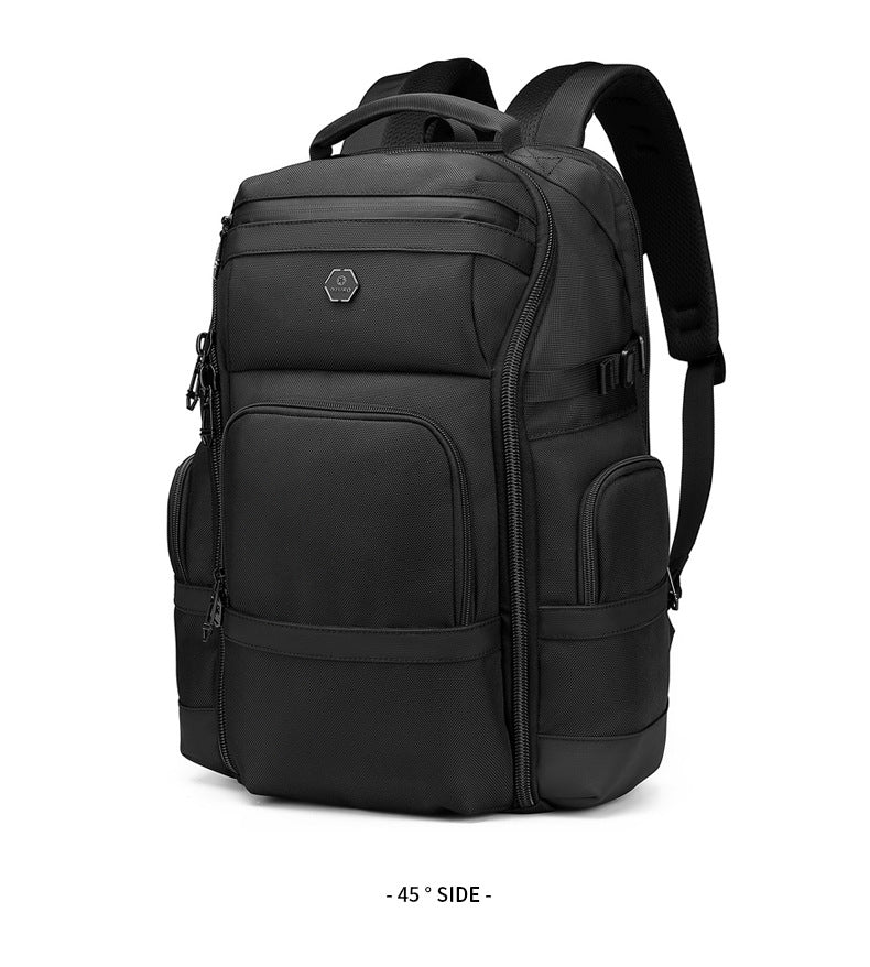 Business Backpack Men's Large Capacity Waterproof Computer Bag Multifunctional commuter backpack with a simple and sophisticated feel