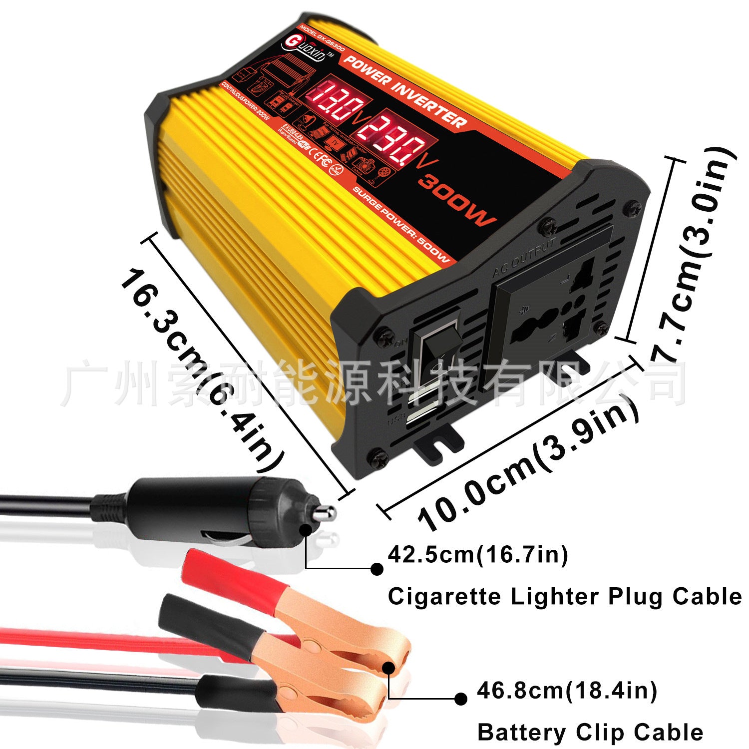 Factory undertakes customization ID Custom Design and Production Processed Bestselling Car Inverter12V Turn110V220V