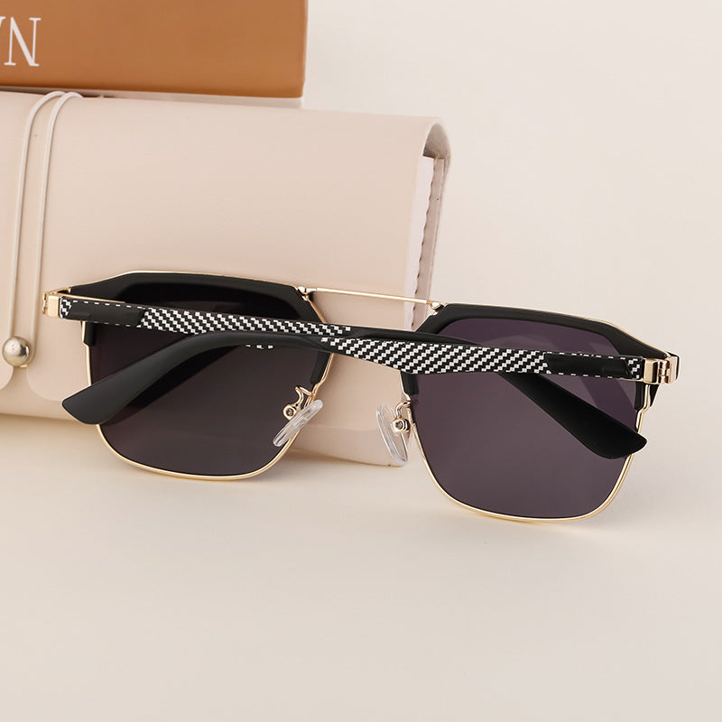 European and American Fashion Cat Eye Sunglasses for Men, Unique High-End Feel, Men's Driving Glasses Wholesale shades