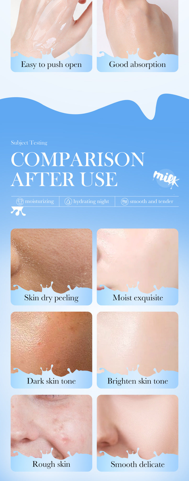 Milk Sleeping Mask SADOER Ceramide Mask Skin Rejuvenation Moisturizing Mask Cross-Border Wholesale