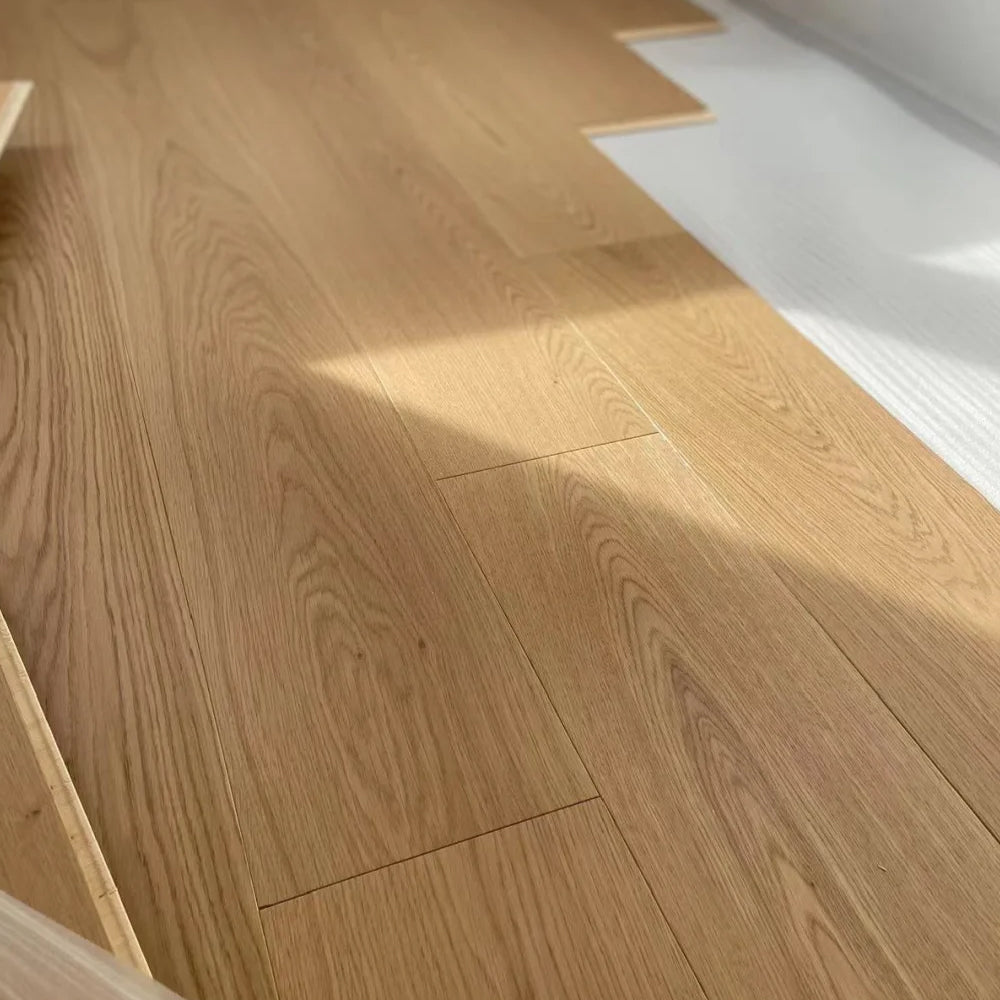 Premium Three-Layer Engineered Oak Wood Flooring Eco-Friendly Waterproof Click-Lock System ABC for Traditional Interiors