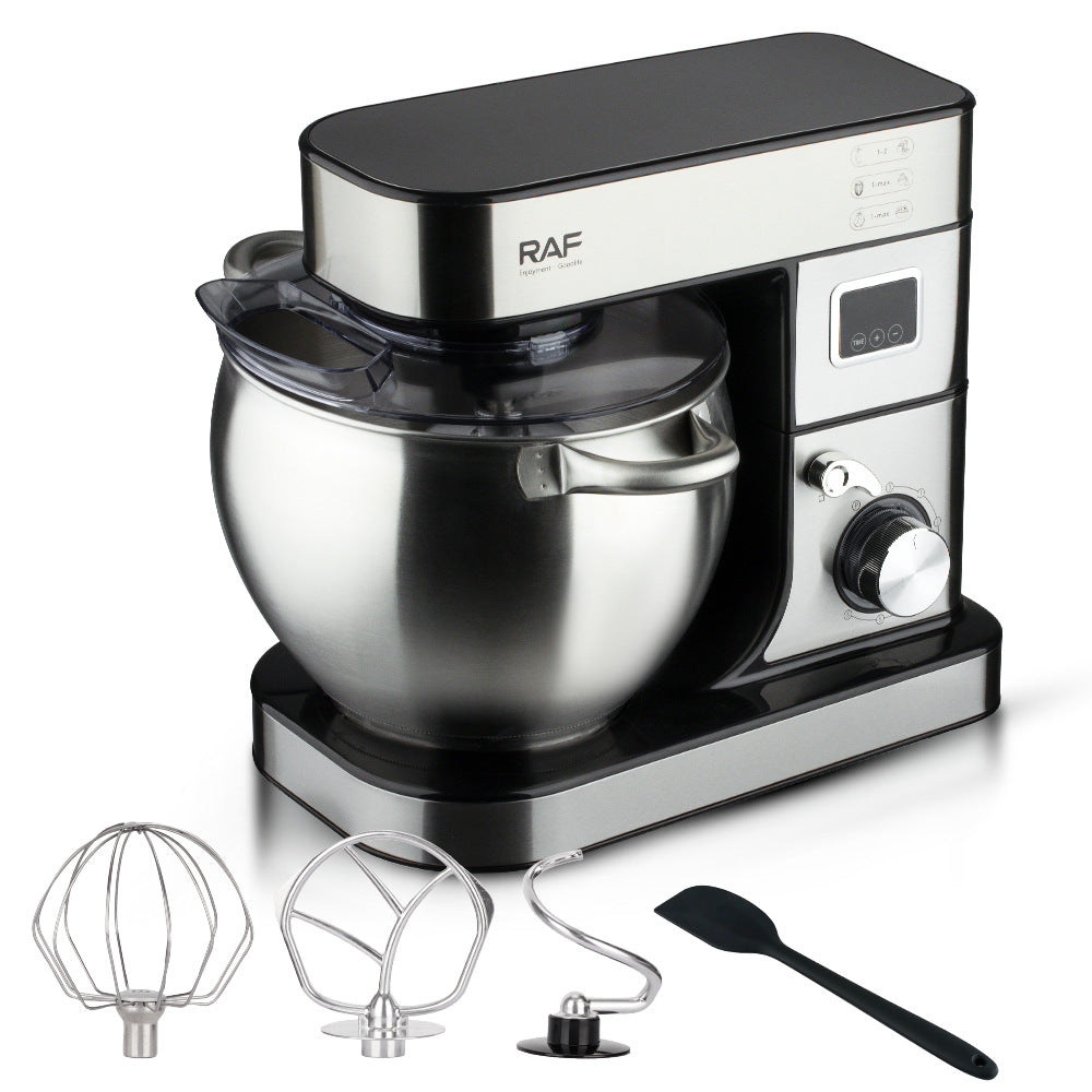 RAF European Standard Chef Machine Dough Mixer Fully Automatic Household Small Multi-Functional Egg Beater Liquid Dough Creamer
