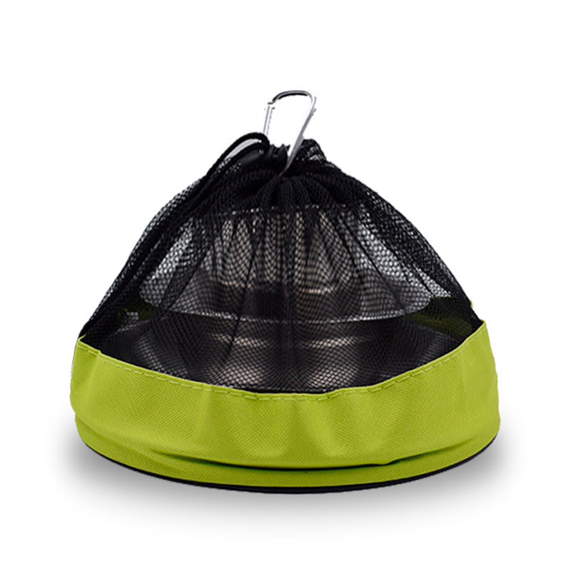 Wholesale Camping Tableware Set11pcs Outdoor camping barbecue travel supplies stainless steel bowls chopsticks plates cups