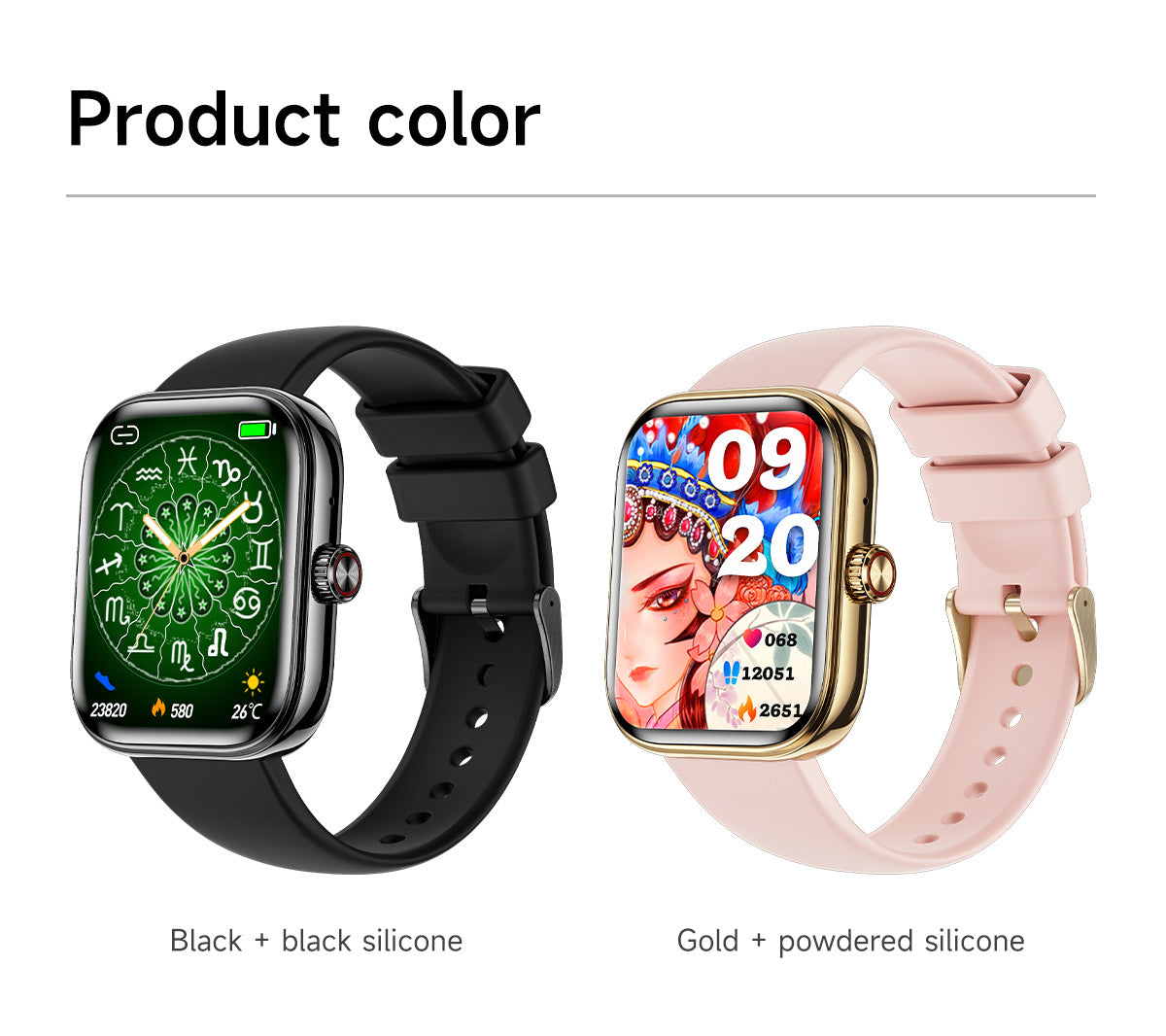 G46Women's Smart Watch Blood Pressure Blood Sugar Blood Oxygen Detection NFC Alipay Bluetooth Call Smart Bracelet