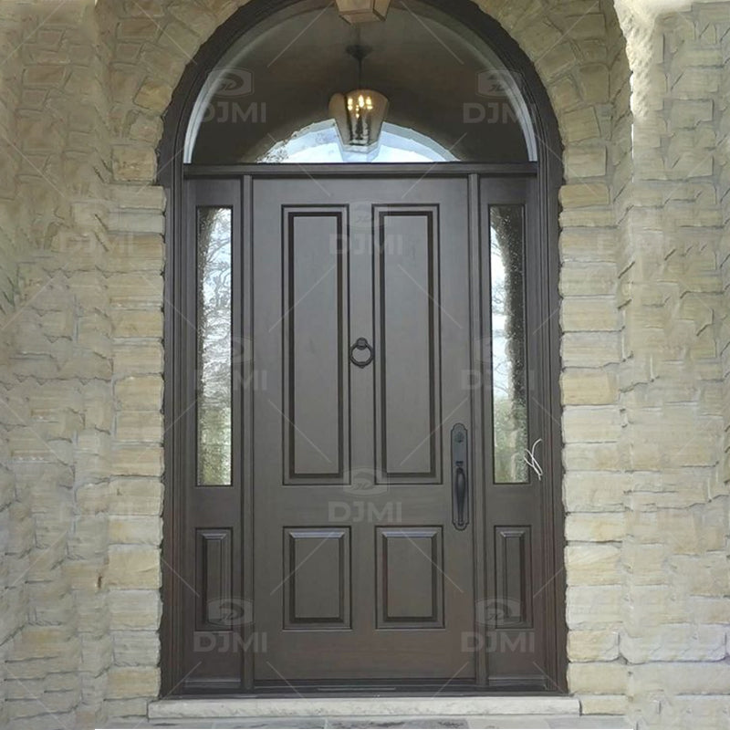 Villa Main Teak Solid Wood Main Door Designs Photo Main Wooden Double With Glass Design Entry Front Exterior Door