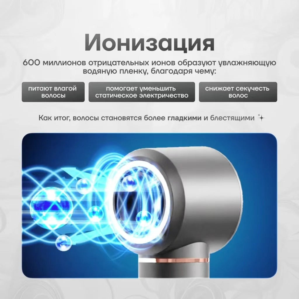 ФенMultifunctional 5-in-1 Hot Air Comb Curling Iron Styling High Power High Speed Hair Care Negative Ion Hair Dryer