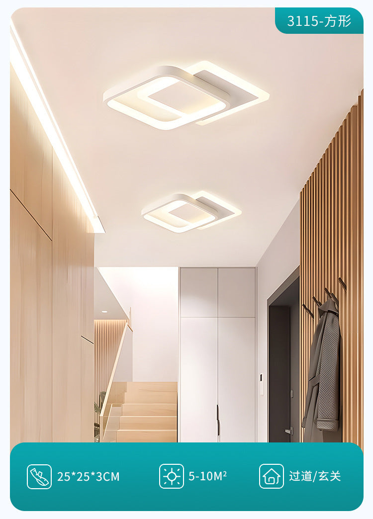 Aisle Light Corridor Light Entrance Light Nordic Style Entrance Hall Stair Light Cloakroom Simple Modern Ceiling Balcony Light