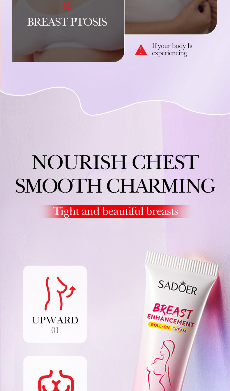 Full English Roll-on Cream20g SADOER Breast Firming and Plumping Massage Care Beauty Cream  Wholesale