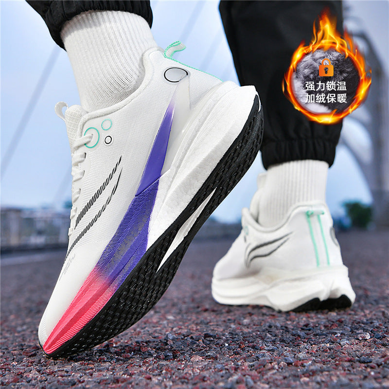 Red Rabbit8pro Running Shoes2025New style fleece-lined warm shock-absorbing sports shoes casual real carbon plate racing running shoes