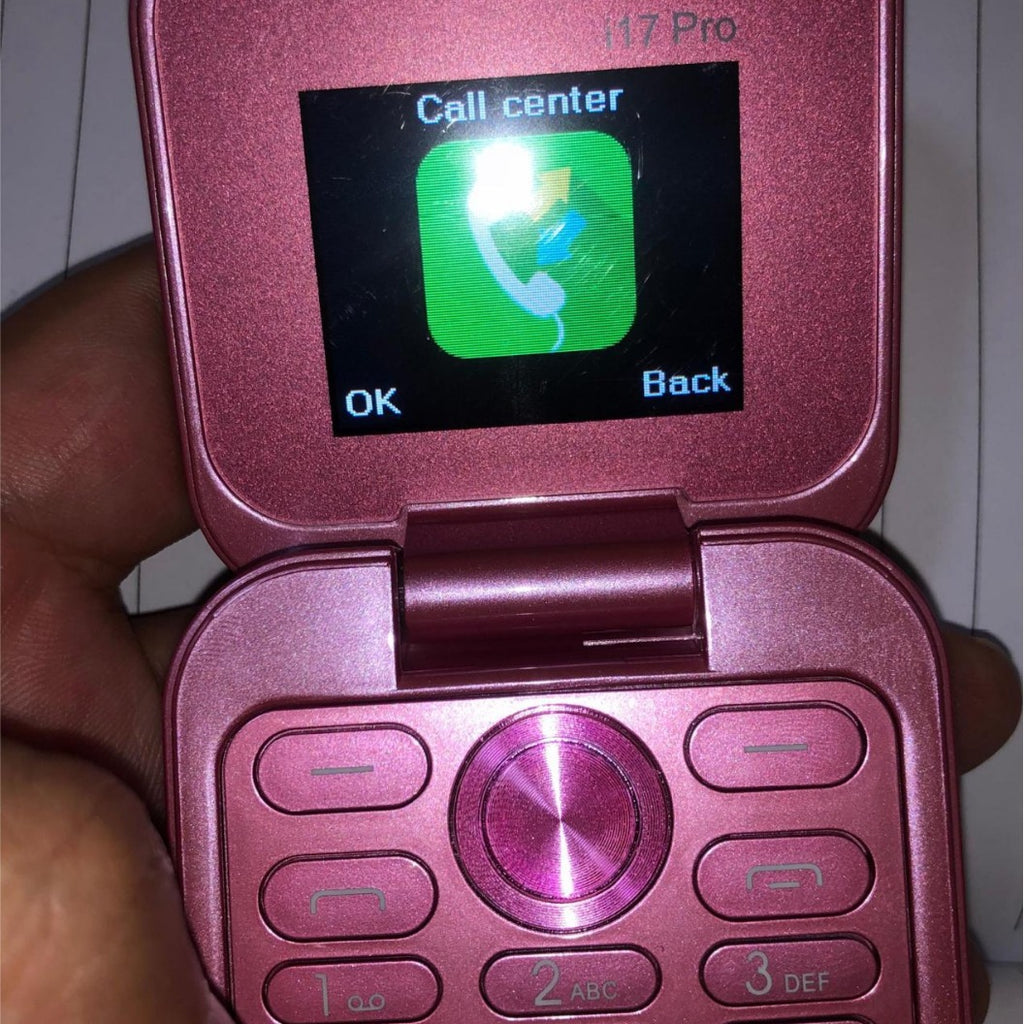 New i17Pro Mobile Phone Multi-Language Folding Flip Cover Foreign Language Phone i16 i15Pro Button Phone