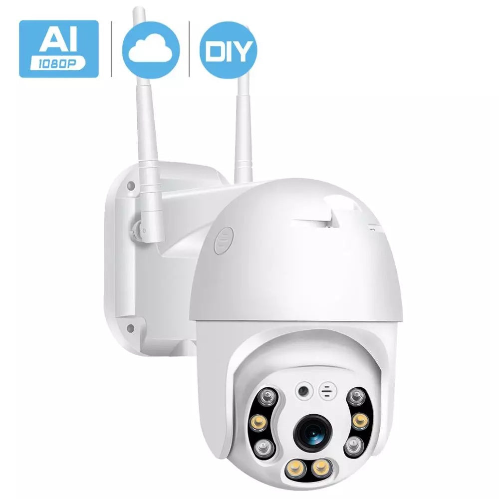 HD Outdoor Surveillance Camera Waterproof Eight-Light Dome Camera A6Wireless WiFiIPCamera Full Color