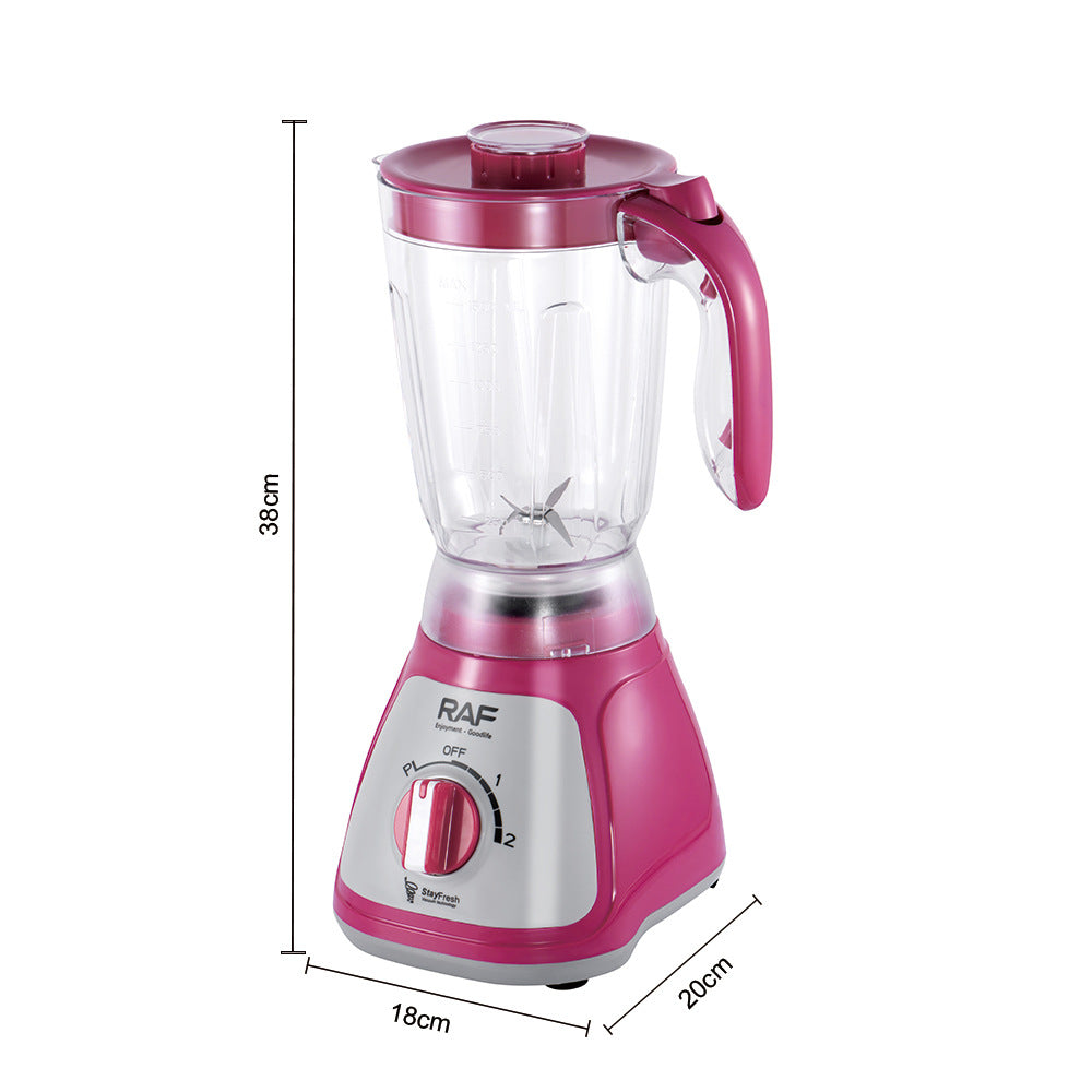 RAF European Standard Blender for Home Use Soy Milk Fruit Juicer Plastic Cup Commercial Smoothie Maker R .2894