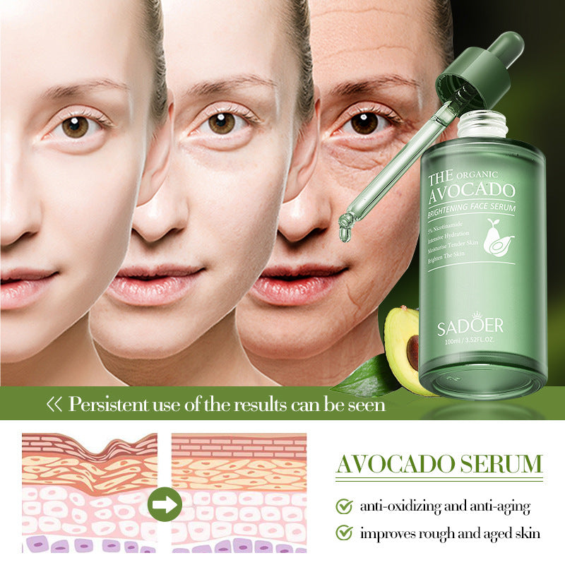 Avocado Niacinamide Brightening Essence SADOER Moisturizing Essence Cross-Border Wholesale